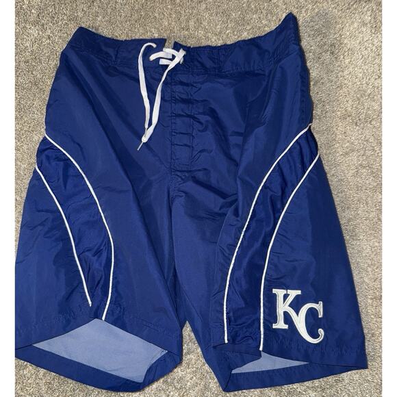 MLB Genuine Merchandise Kansas City Royals Men’s Size XL Lined Swim Trunks - Picture 2 of 6